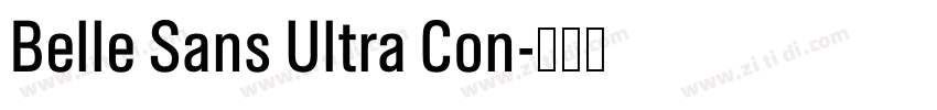 Belle Sans Ultra Con字体转换 Belle Sans Ultra Con字体转换